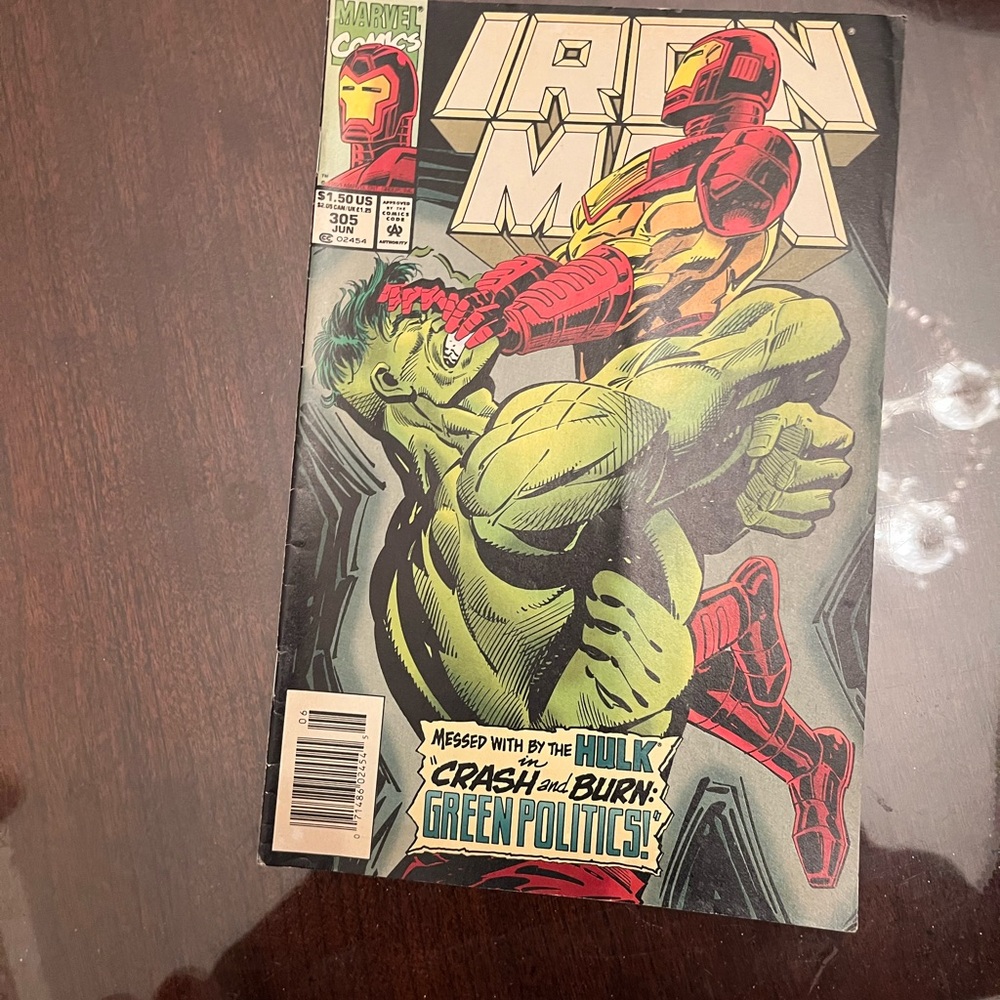 Iron Man #305 Newsstand Variant (Marvel Comics June 1994)